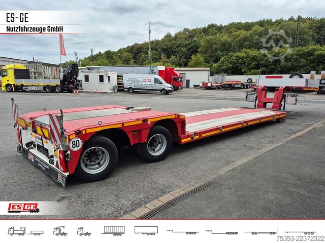 Low loader semitrailer FAYMONVILLE MAX Trailer MAX510 Tiefbett 2x10 t