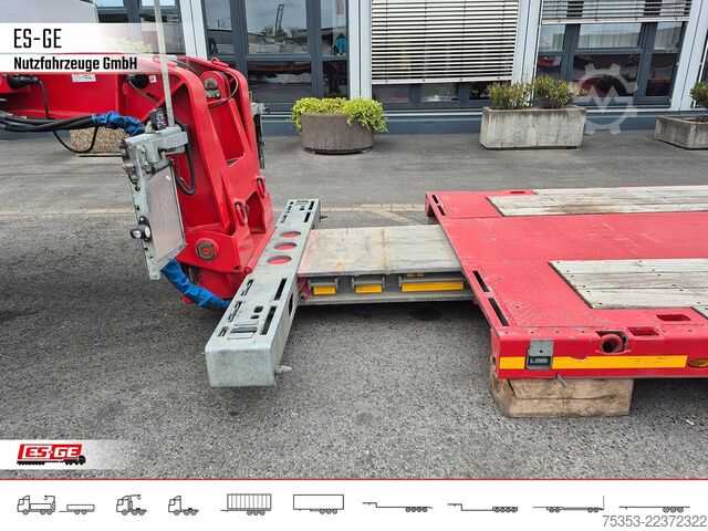Low loader semitrailer FAYMONVILLE MAX Trailer MAX510 Tiefbett 2x10 t