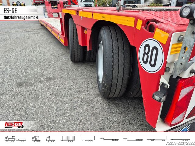 Low loader semitrailer FAYMONVILLE MAX Trailer MAX510 Tiefbett 2x10 t