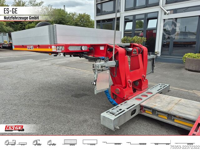 Low loader semitrailer FAYMONVILLE MAX Trailer MAX510 Tiefbett 2x10 t