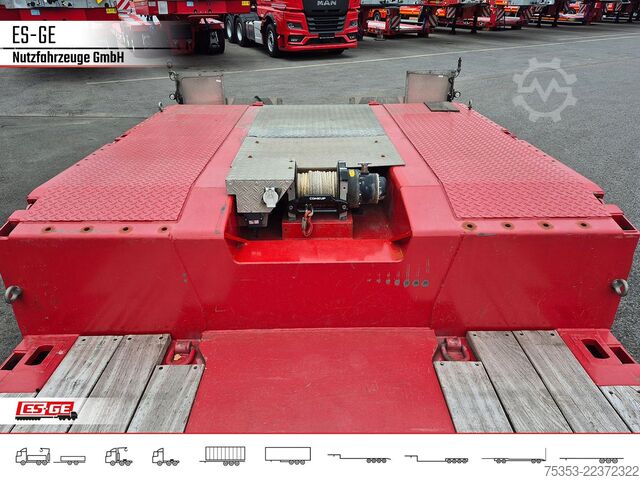 Low loader semitrailer FAYMONVILLE MAX Trailer MAX510 Tiefbett 2x10 t