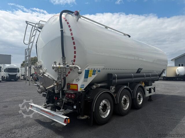 Silo semitrailer FELDBINDER KIP  45.3 Tipping 2x Lift, Zucker