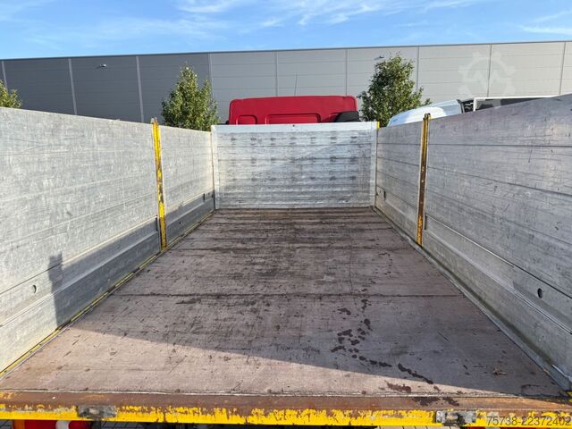 Flatbed truck RENAULT Midlum 280 DXI 4x4 Pritsche+LBW/BLATTFEDERUNG