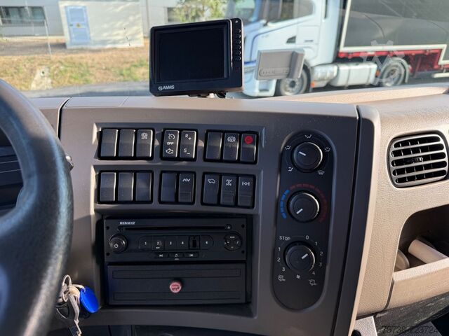 Flatbed truck RENAULT Midlum 280 DXI 4x4 Pritsche+LBW/BLATTFEDERUNG