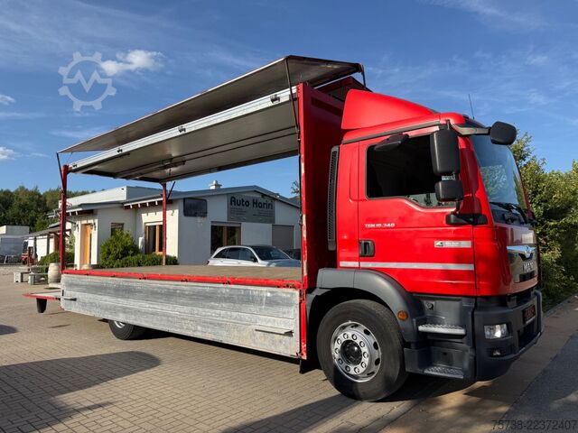 Beverage truck MAN TGM 18.340 Getränkewagen Ewers Schwenkwandaufbau