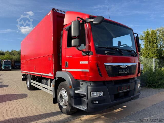 Beverage truck MAN TGM 18.340 Getränkewagen Ewers Schwenkwandaufbau