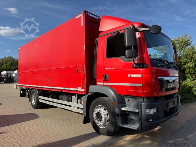 Beverage truck MAN TGM 18.340 Getränkewagen Ewers Schwenkwandaufbau