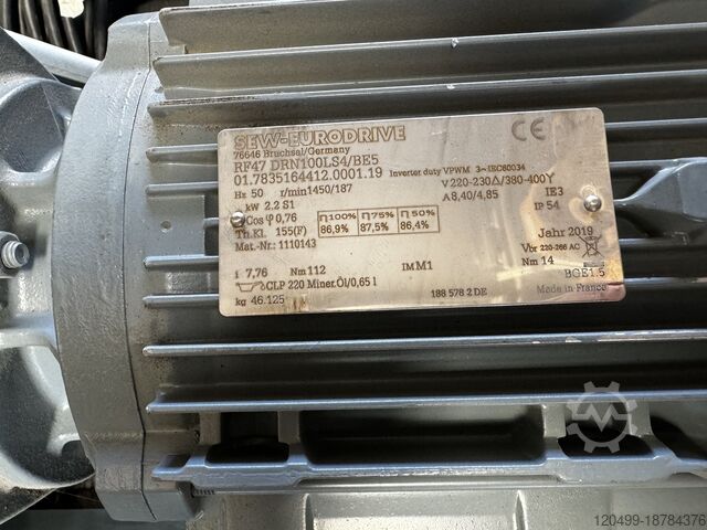 Conveyor belt with center drive Interroll BM8411