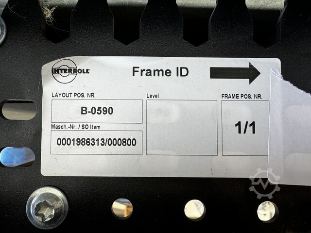 Conveyor belt with center drive Interroll BM8411