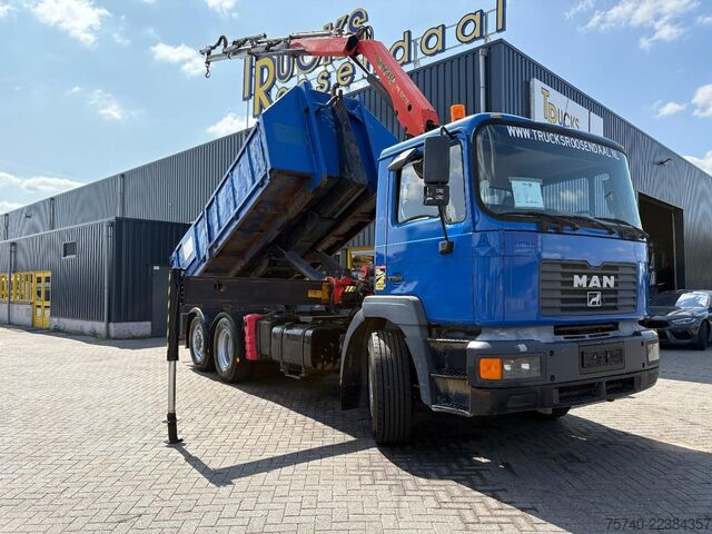 Hakenarmsystem MAN F 2000 28.364 + PALFINGER PK 12080 3X EXT + man...