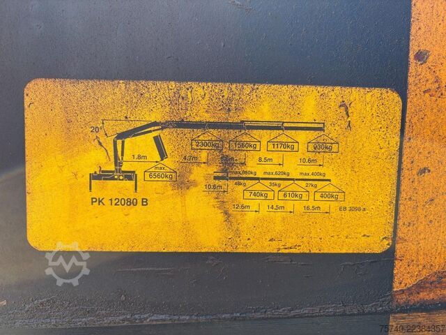 Hook arm system MAN F 2000 28.364 + PALFINGER PK 12080 3X EXT + man...