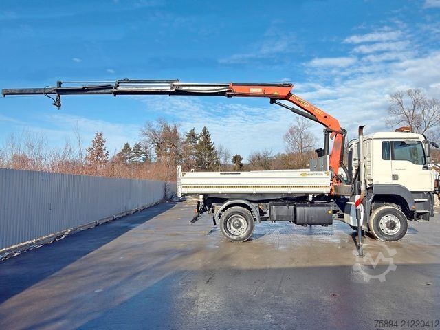 Kipper LKW MAN TGA 18.410 * PK 16 502 + FUNK *4x4