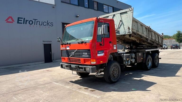 3-way tipper Volvo FL12-380 (6X6 / EJES GRANDES / LAMES / BIG AXLE...