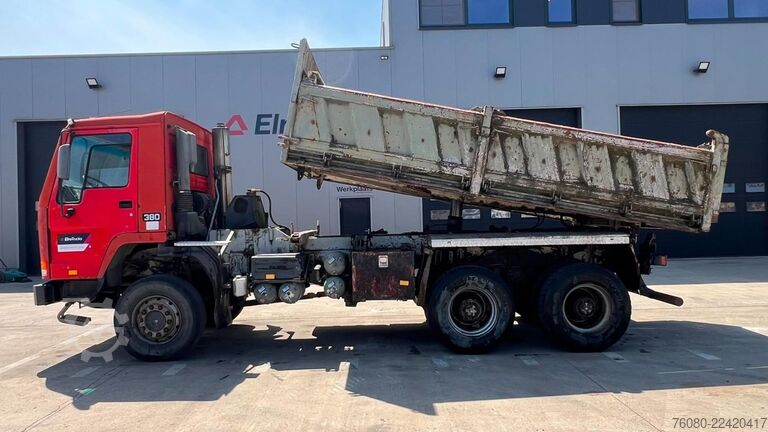 3-way tipper Volvo FL12-380 (6X6 / EJES GRANDES / LAMES / BIG AXLE...