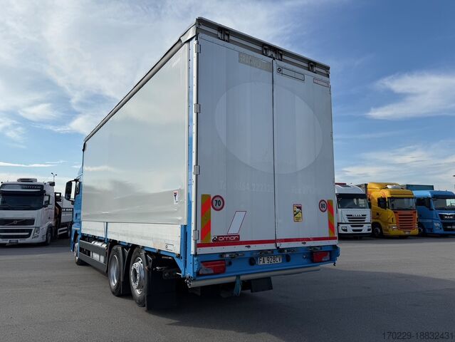 Flatbed truck with tarpaulin MAN TGX 26.480