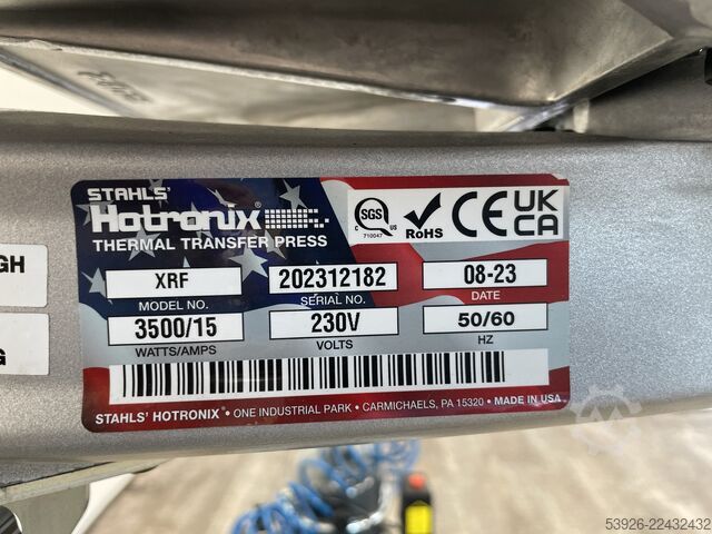 Textile press Hotronix Thermal Transfer Press XRF 