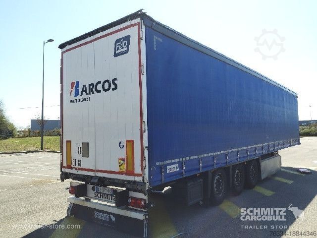 Open semitrailer with tarp Schmitz Cargobull Semitrailer Curtainsider Standard