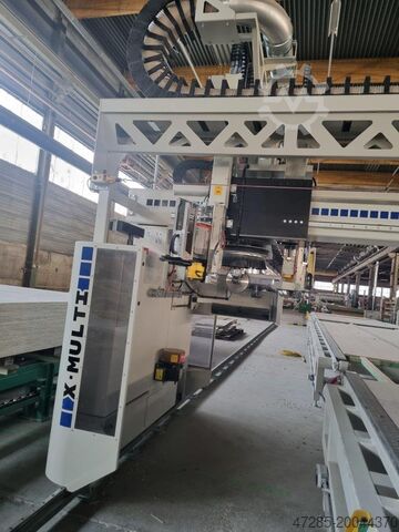 Assembly line for timber frame construction H&M MBA X-Frame, Multi, Tilt, Clamp