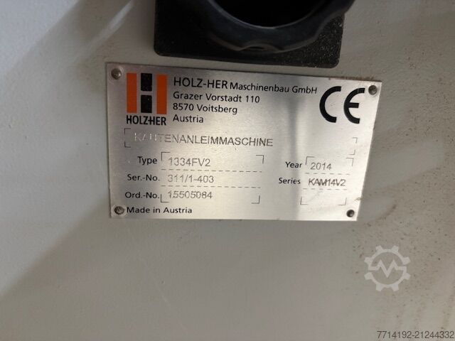 Kantenanleimmaschine HOLZ-HER Arcus 1334 FV2