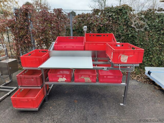 Auslösetisch Spezialbau Edelstahl Auslösetisch Kopf Schulter Special Edition