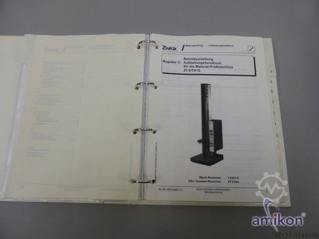 Tischpruefmaschinen Zwick BZ1,0 / TH1S