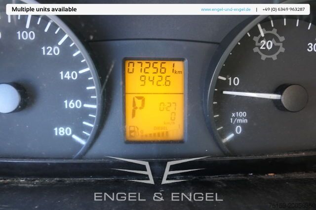 Transporter mit Koffer mercedes-benz SPRINTER 310 CDI MAXI EURO-5 KOFFER REGALE KAMERA DURCHGANG COC