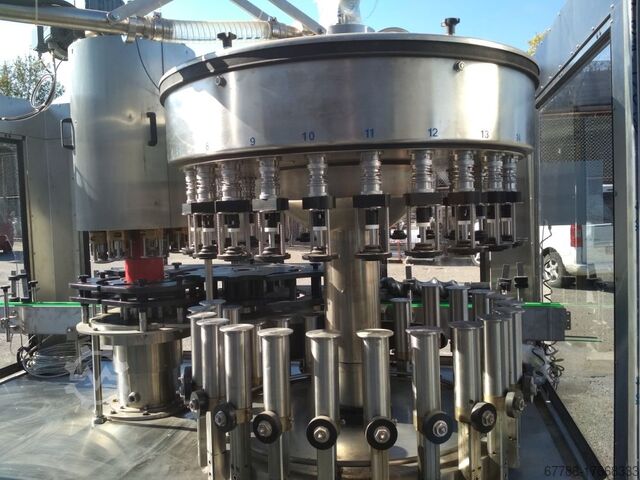 Abfüllanlage für Getränke, Säfte und Alkohol STORK VS 24/8 Vacum Glass bottles After general renovation