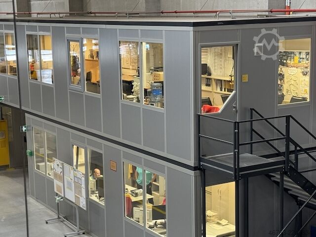 Lagerbüros, Raum-im-Raum-System Kleusberg Systemraum Trendline