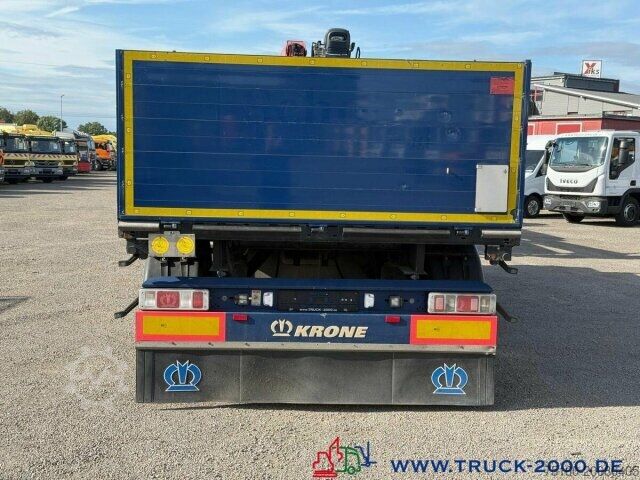 Open trailer with tarp Krone AZ18K Baustoffanhänger Scheibenbremsen 1.Hand