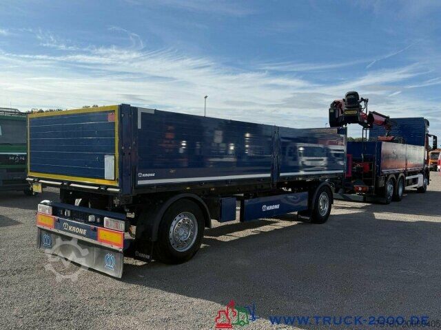 Open trailer with tarp Krone AZ18K Baustoffanhänger Scheibenbremsen 1.Hand