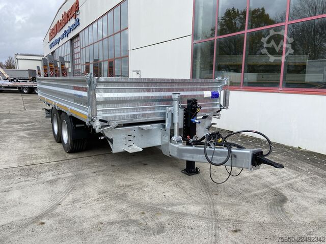 Tipper trailer Möslein TTD 14 Schwebheim  14,4 t Tandemkipper Tieflader Breite Reifen-- Neufahrzeug --