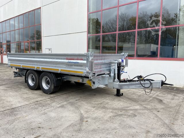Tipper trailer Möslein TTD 14 Schwebheim  14,4 t Tandemkipper Tieflader Breite Reifen-- Neufahrzeug --
