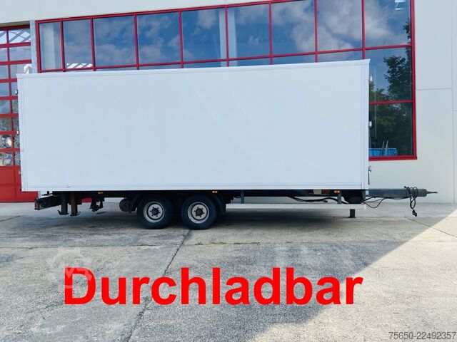Box trailer Tang, Karl K105  Tandem Kofferanhänger vorn Durchladbar