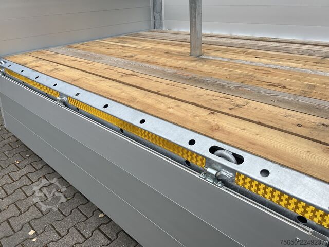 Open trailer Möslein THT 14,4 G 7,2  14,4 t Tandem- Pritschenanhänger- Tieflader