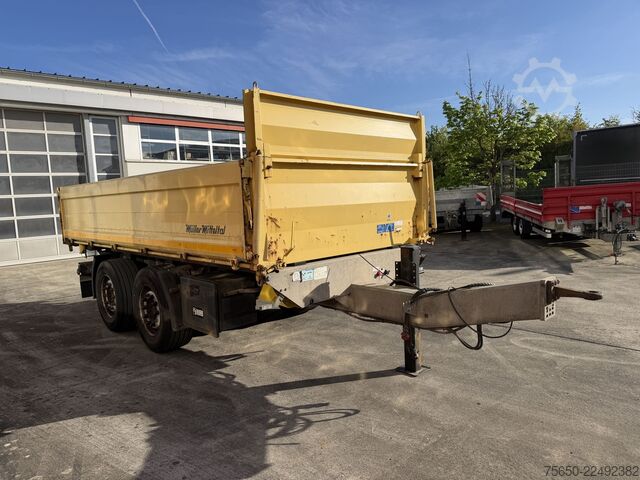 Three-way tipper trailer Müller-Mitteltal KA-TA-RT 18,0  18 t Tandemkipper- Tieflader
