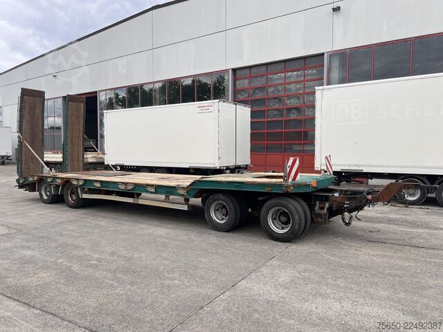 Low loader trailer Humbaur HTD 409525-4A  4 Achs Tiefladeranhänger, kein Müller Mitteltal
