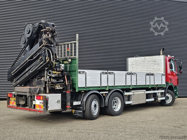 Loading platform DAF CF 85.410 6x2 / HIAB 35 t/m crane / kran + REMOTE