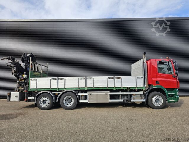 Loading platform DAF CF 85.410 6x2 / HIAB 35 t/m crane / kran + REMOTE