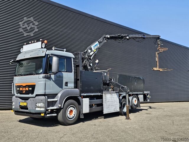 Loading platform MAN TGS 26.360 / 6X2-4 BL / KENNIS ROLLER CRANE / KRAN