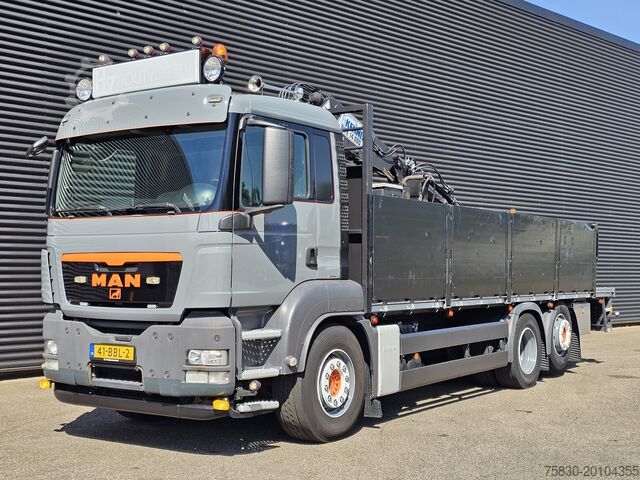 Loading platform MAN TGS 26.360 / 6X2-4 BL / KENNIS ROLLER CRANE / KRAN