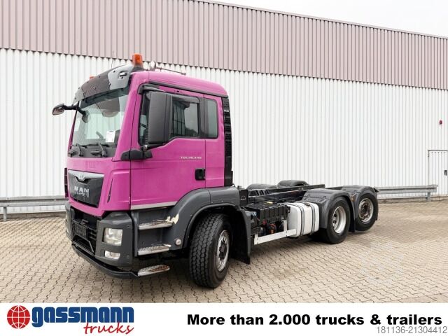 Abrollkipper MAN TGS 28.440 6X4H-4 BL, HydroDrive, Lenk-/Liftachse,