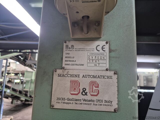Filling technology B&C Schlauchbeutelmaschine, Latz Paletti CV 4080