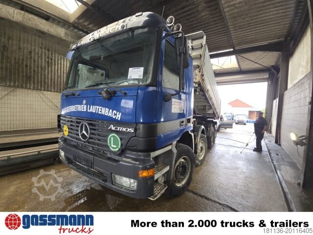Kipper LKW Mercedes-Benz Actros 4140 8x4/4, Alu-Bordwände