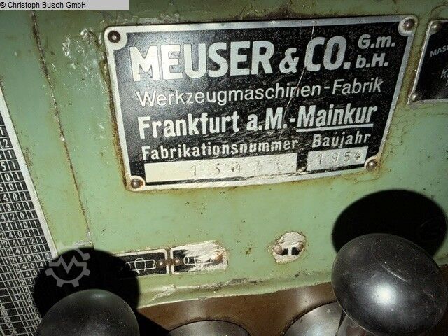 Lathe-conventional-electronic MEUSER MS 15
