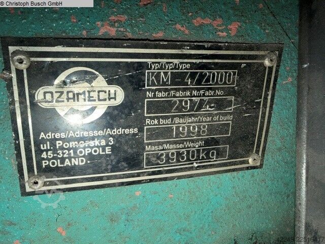 Folding Machine OZMAECH KM - 4/2000