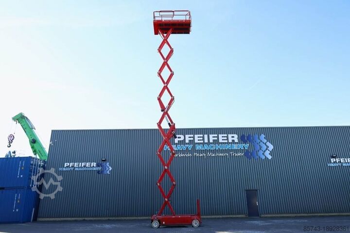 Scissor lift PB LIFT S171-16E Electric, 17.3m Working Height, 400k