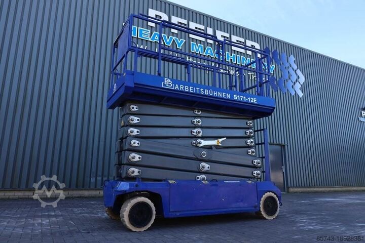 Scherenhebebühne PB LIFT S171-12E Electric, 17.3m Working Height, 400k