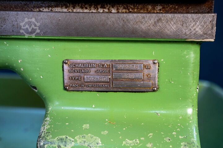 Metalldrehmaschine SCHAUBLIN 102-80