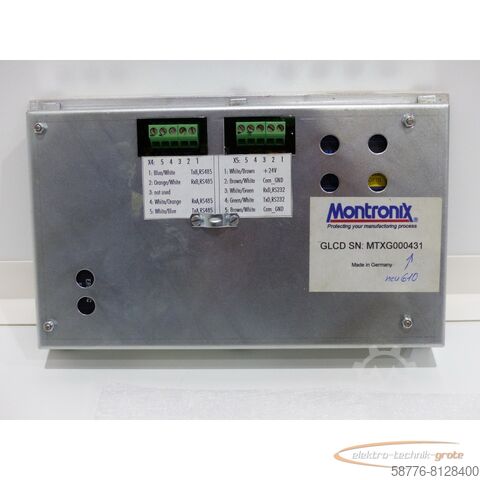 Component  Montronix GLCD Operator Panel SN:MTXG000431