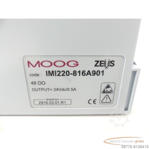 Component  MOOG ZEUS IMI220 - 816A901 48DO 24V / 0.5A Z816.03.01.R1
